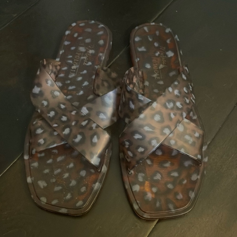 Metisse Anthropology Jelly Sandals used once